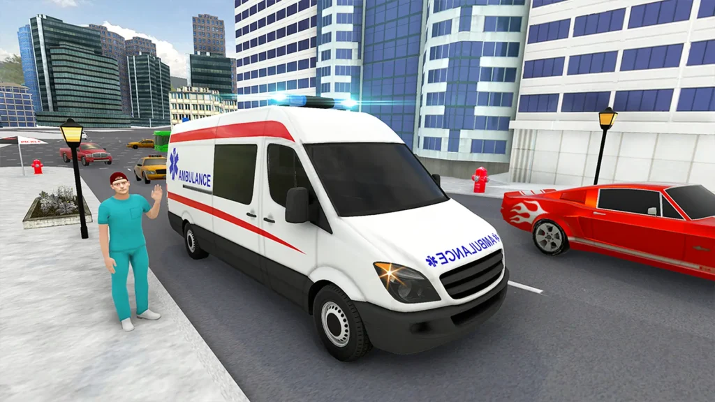 Ambulance Simulator Car Driving - Jogo de Ambulância Celular